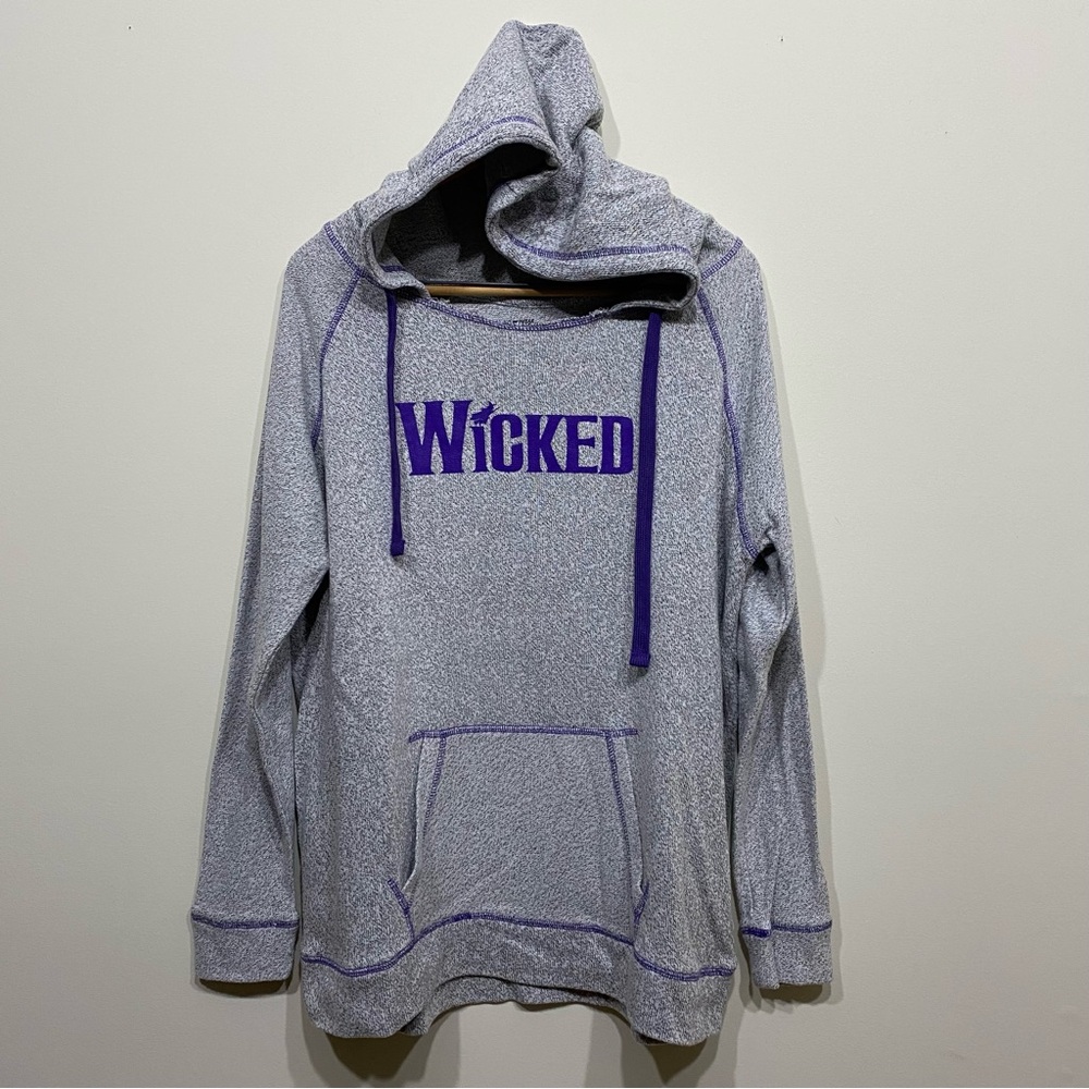 Wicked Womens Pullover Hoodie Sweatshirt Size XL Musical Theater Merch Broadway